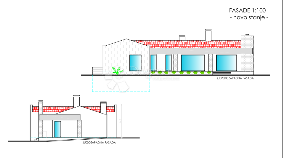 Zazidljivo zemljišče Labin, 150m2