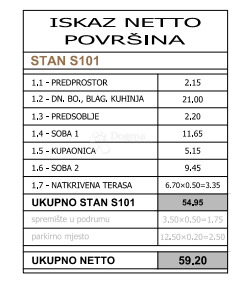 Stanovanje Centar, Pula, 58,65m2