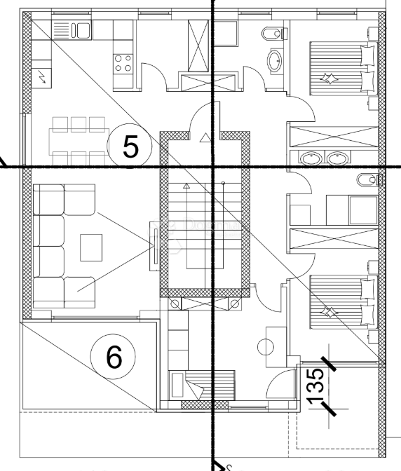 Stanovanje Valmade, Pula, 47,80m2
