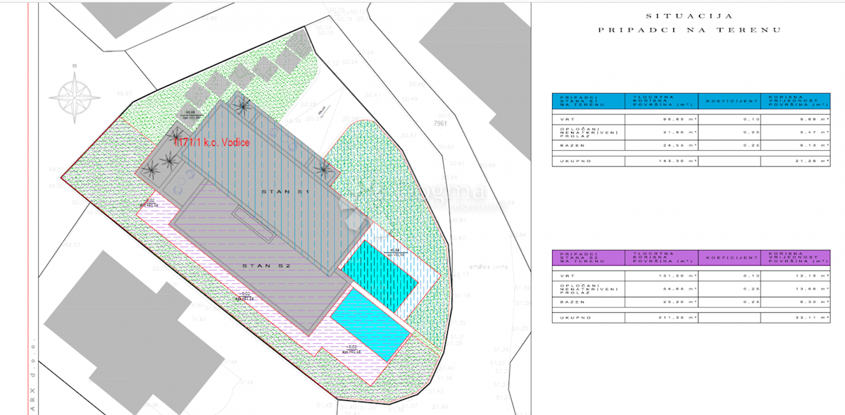 Stanovanje Vodice, 182,90m2