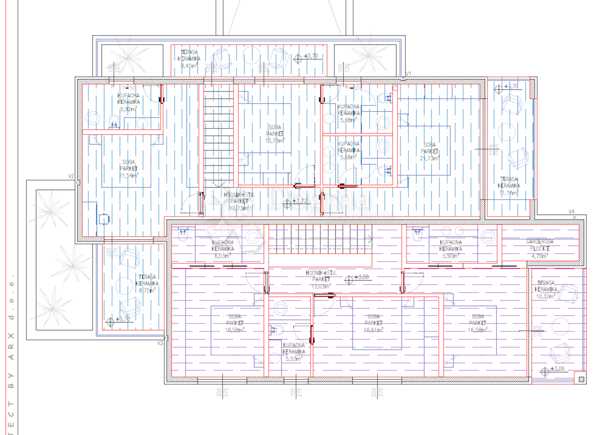 Stanovanje Vodice, 182,90m2