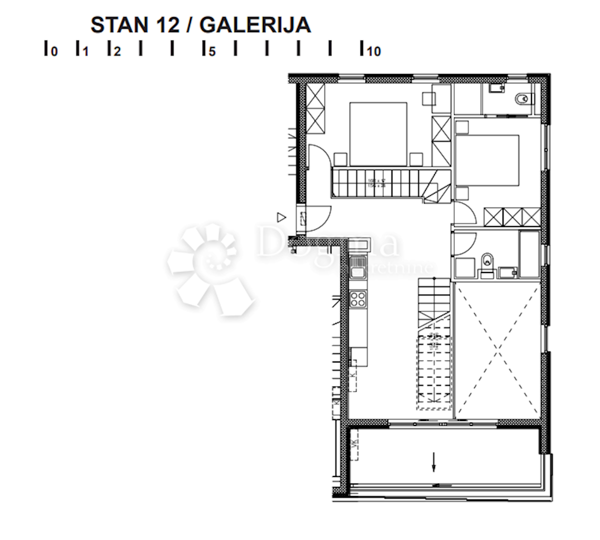 Stanovanje Vidikovac, Zadar, 102,87m2