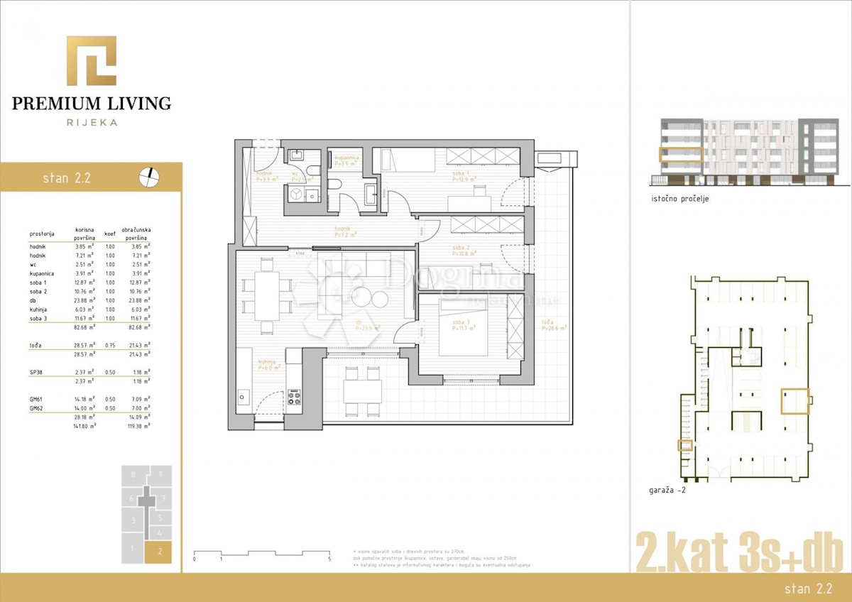 Stanovanje Zamet, Rijeka, 145,90m2