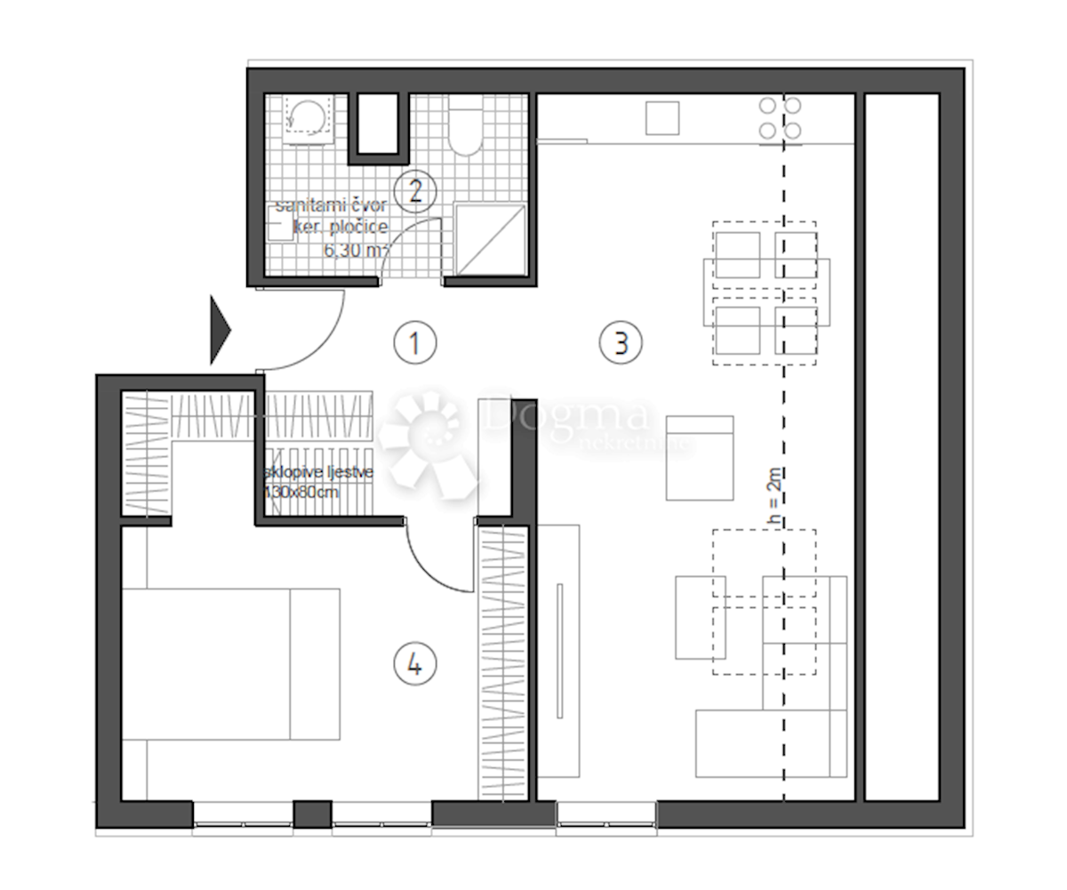 Stanovanje Brestje, Sesvete, 99,25m2