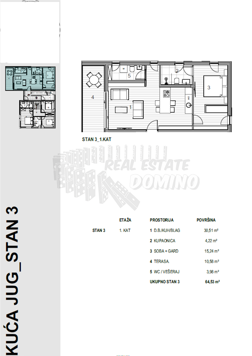 Apartma Krk, 65m2