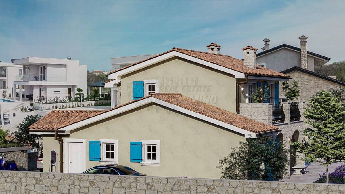 Lepa hiša v mediteranskem stilu. Otok Krk!