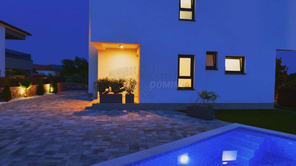 Vila s čudovitim pogledom na morje! Otok Krk!