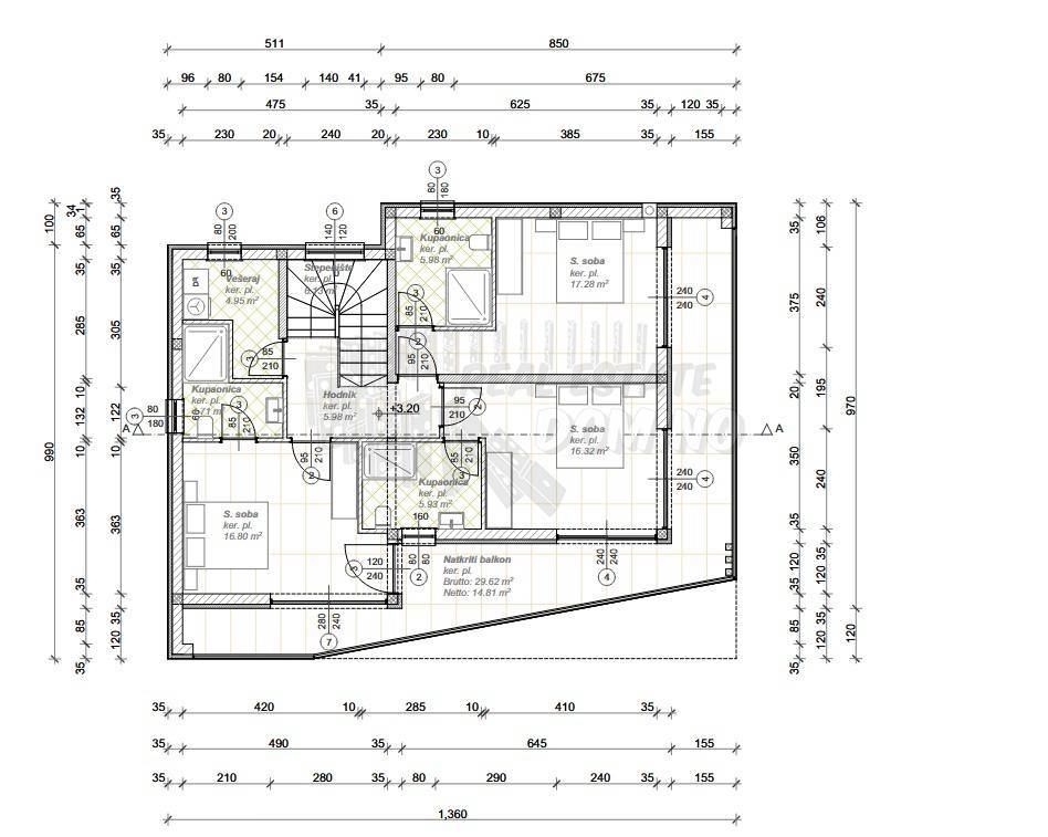 Vila s čudovitim pogledom na morje! Otok Krk!