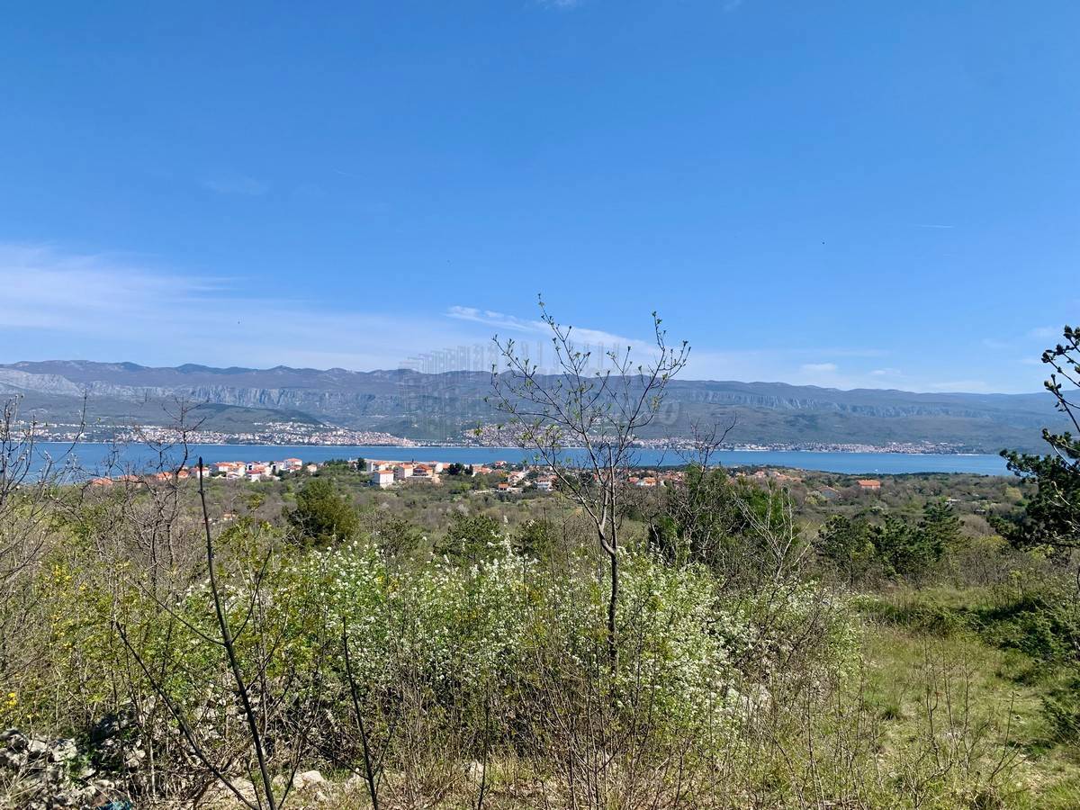 Zemljišče s čudovitim razgledom!! Otok Krk