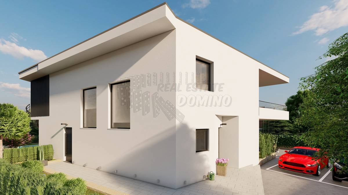Malinska - okolica, dvojček v gradnji