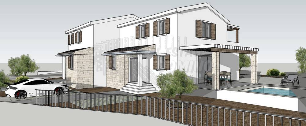 Lepa novogradnja v bližini mesta Krk!