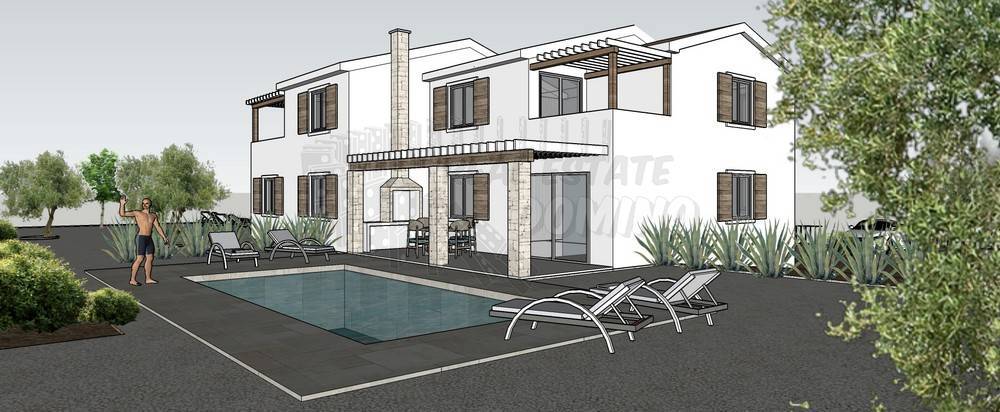 Lepa novogradnja v bližini mesta Krk!