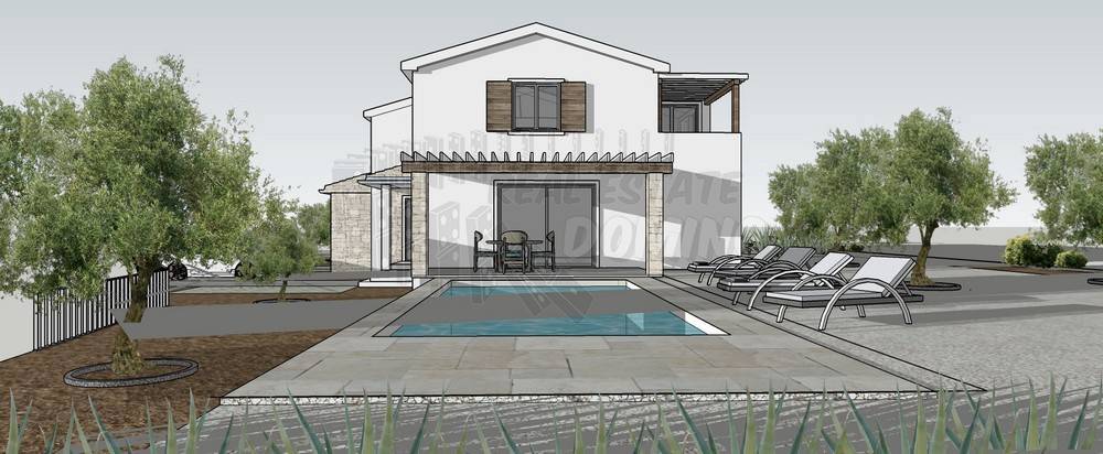 Lepa novogradnja v bližini mesta Krk!