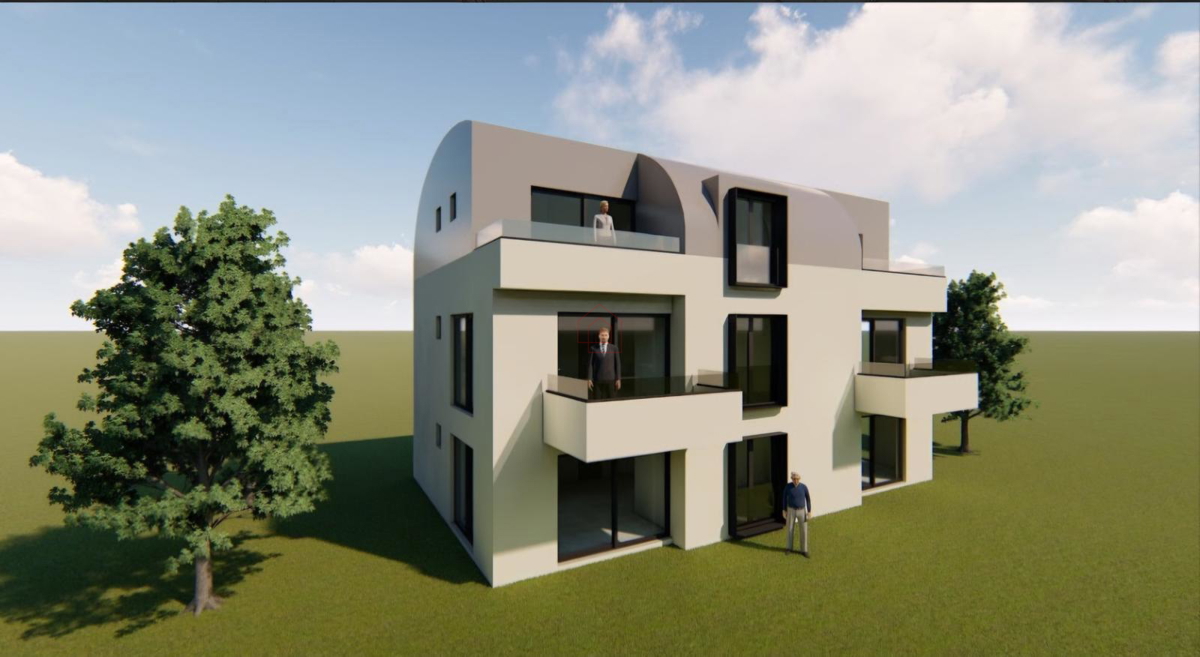 Penthouse v gradnji, 90 m2 - prilagodljiva razporeditev - Pirovac