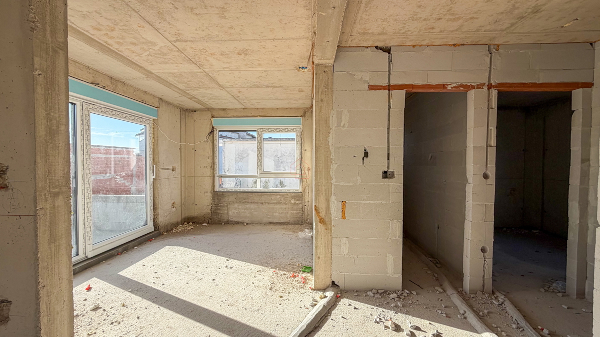 Penthouse v gradnji, 90 m2 - prilagodljiva razporeditev - Pirovac