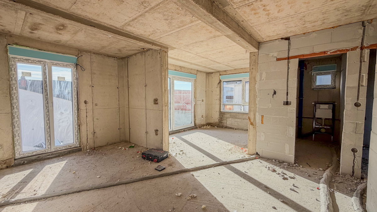 Penthouse v gradnji, 90 m2 - prilagodljiva razporeditev - Pirovac