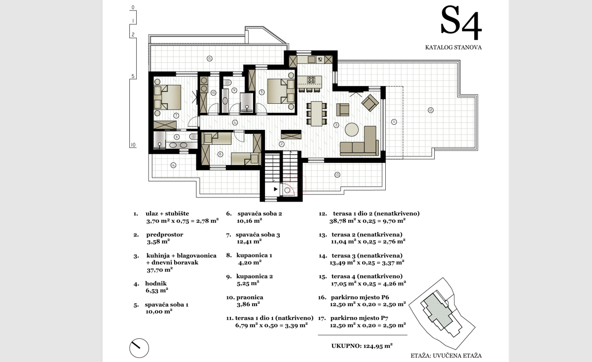 Najlepši penthouse na prodaji na otoku Murteru s 3 spavaće sobe.