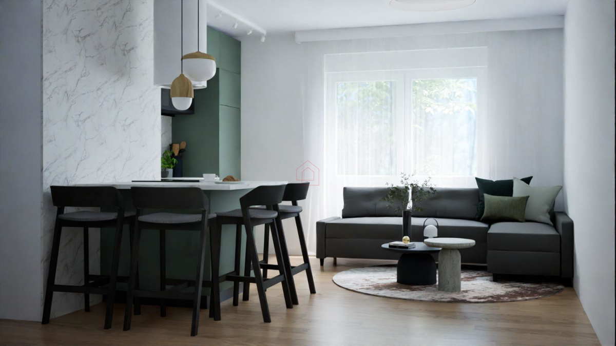 Trosobno stanovanje velikosti 50 m2 v naselju Trnsko