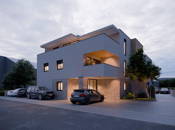 Stanovanje v novogradnji v kraju Murter z dvema spalnicama S2