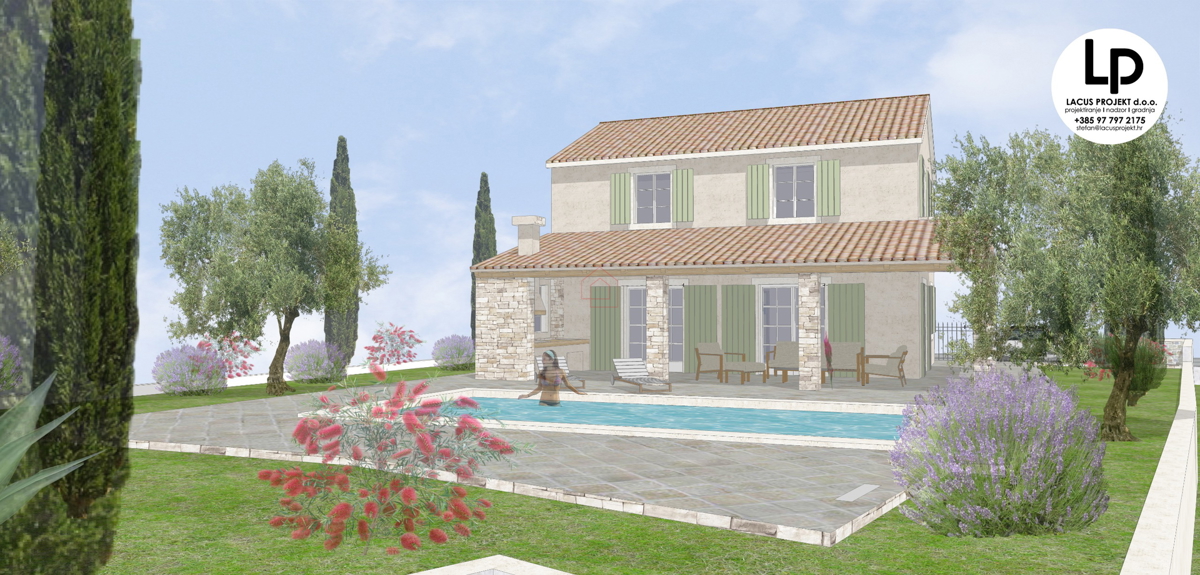 Gradbeno zemljišče za gradnjo družinske hiše z eno stanovanjsko enoto, velikosti 650 m2