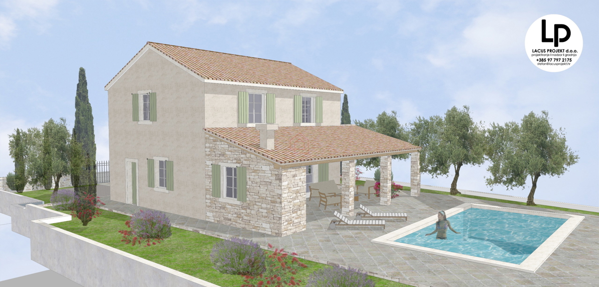 Gradbeno zemljišče za gradnjo družinske hiše z eno stanovanjsko enoto, velikosti 650 m2