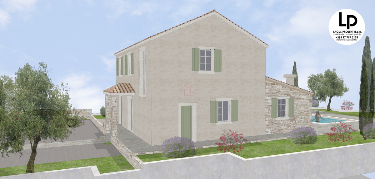 Gradbeno zemljišče za gradnjo družinske hiše z eno stanovanjsko enoto, velikosti 650 m2