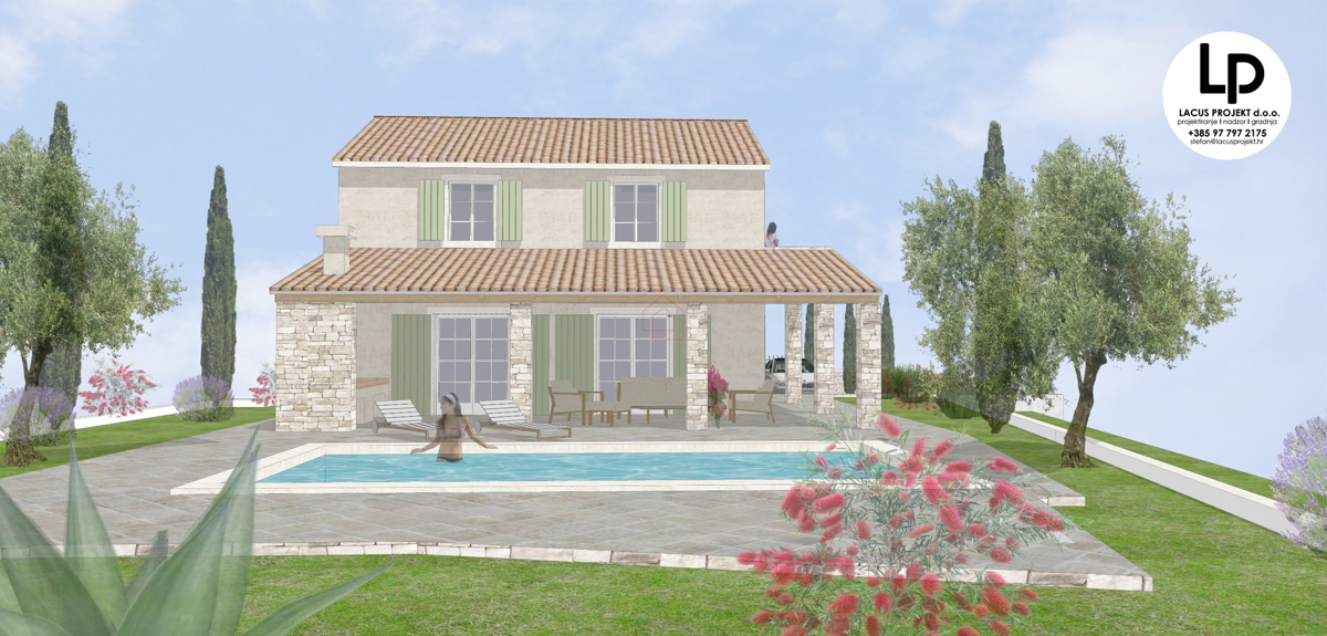 Gradbeno zemljišče za gradnjo družinske hiše z eno stanovanjsko enoto, velikosti 650 m2