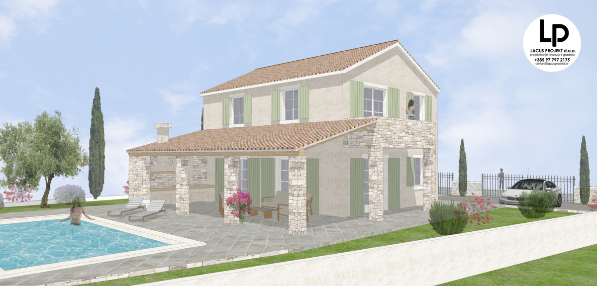 Gradbeno zemljišče za gradnjo družinske hiše z eno stanovanjsko enoto, velikosti 650 m2