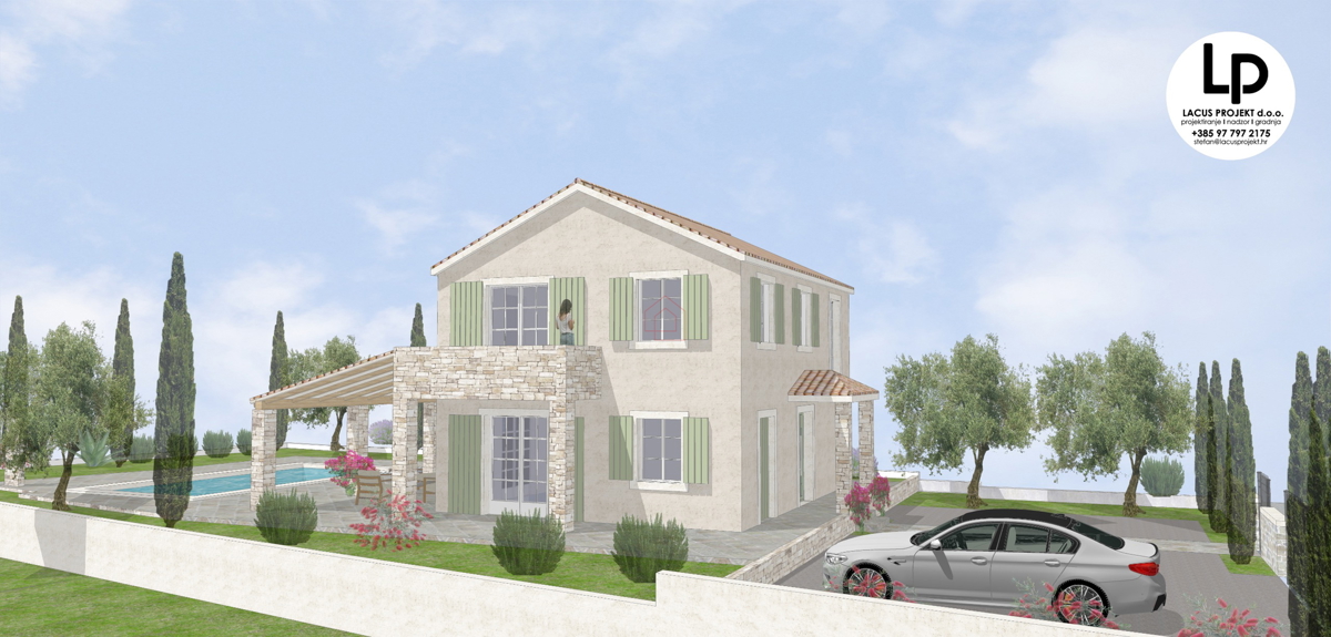 Gradbeno zemljišče za gradnjo družinske hiše z eno stanovanjsko enoto, velikosti 650 m2