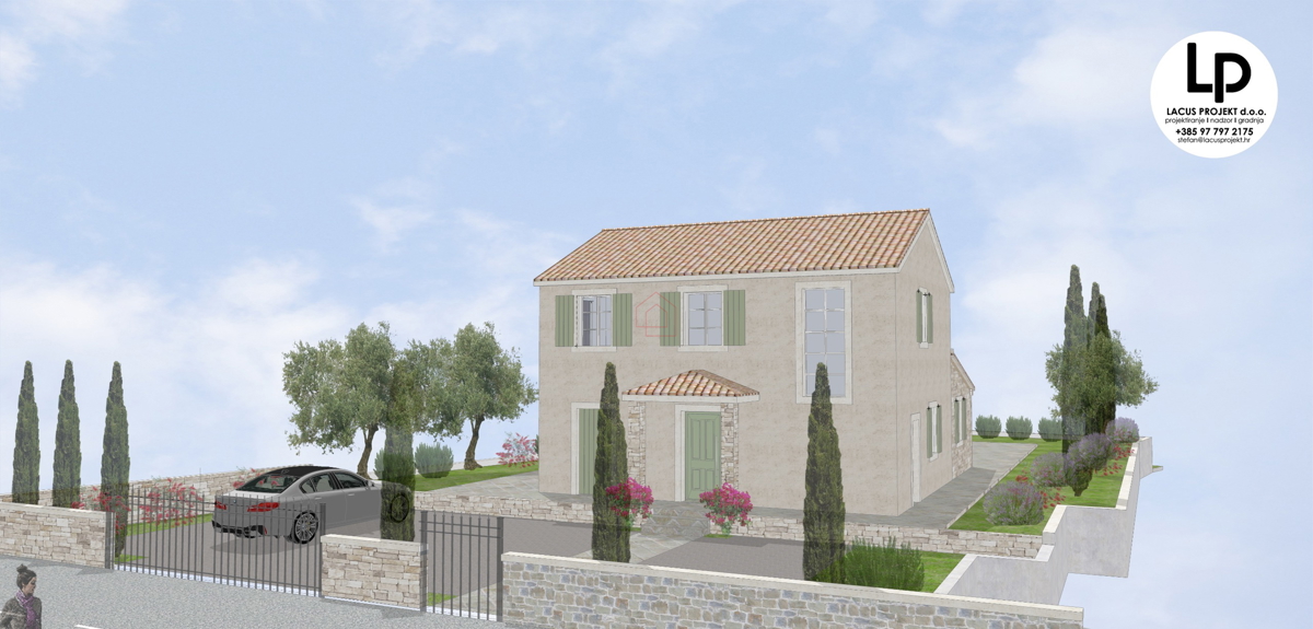 Gradbeno zemljišče za gradnjo družinske hiše z eno stanovanjsko enoto, velikosti 650 m2