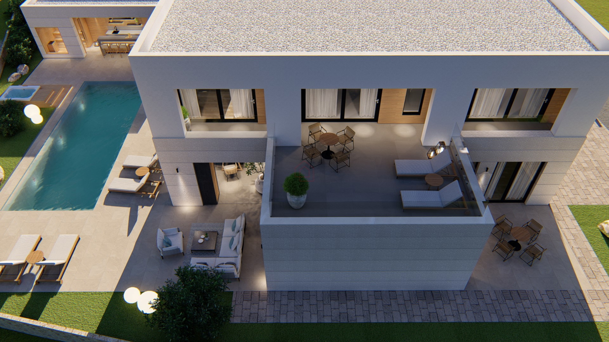 Luksuzna in pametna vila s čudovitim pogledom na morje - Primošten