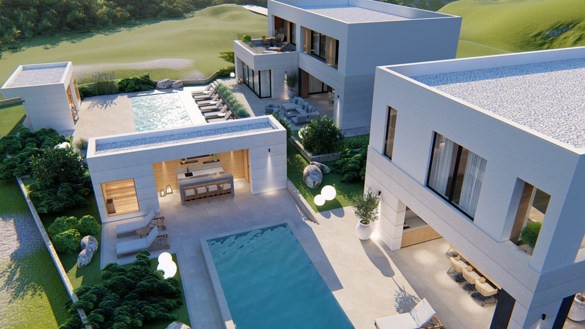 Luksuzna in pametna vila s čudovitim pogledom na morje - Primošten