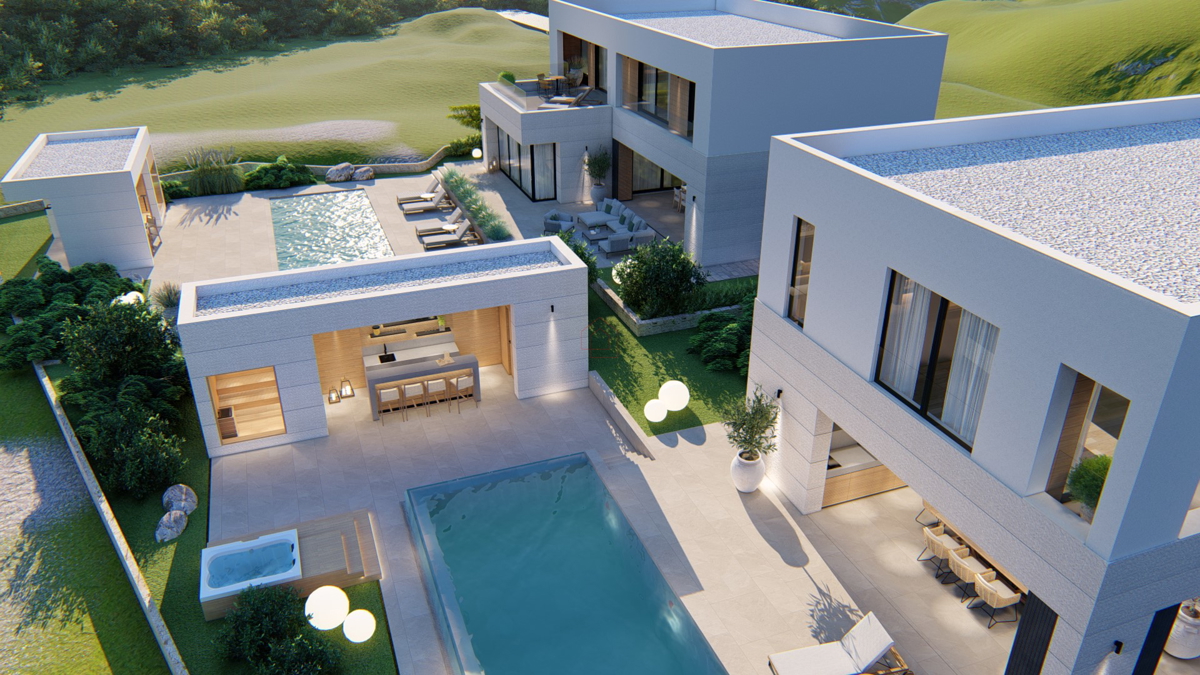 Luksuzna in pametna vila s čudovitim pogledom na morje - Primošten