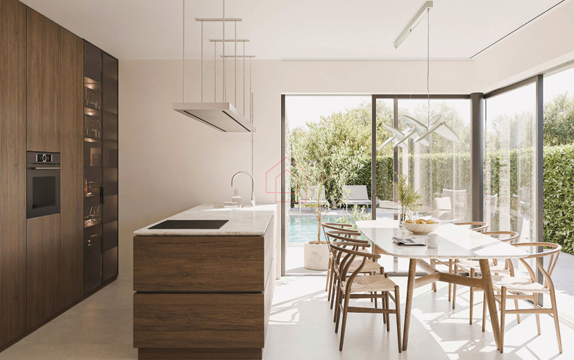 LUKSUZNA GRADNJA - NOVOGRADNJA - dvoetažni trosobni stan blizu plaže Podvrške s bazenom