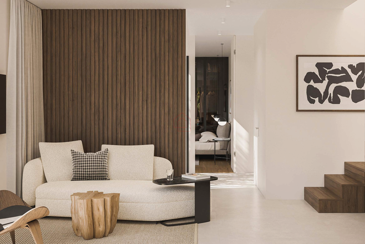 LUKSUZNA GRADNJA - NOVOGRADNJA - dvoetažni trosobni stan blizu plaže Podvrške s bazenom