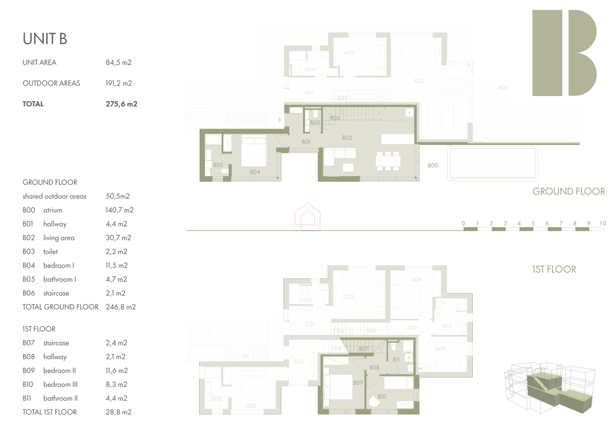LUKSUZNA GRADNJA - NOVOGRADNJA - dvoetažni trosobni stan blizu plaže Podvrške s bazenom