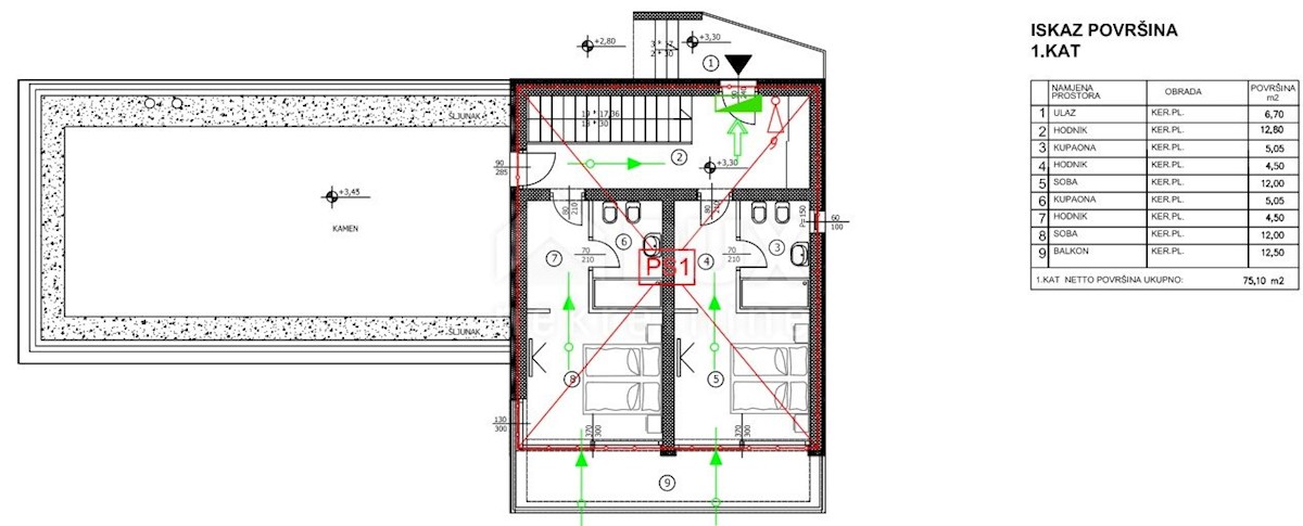 Nova Vas, Brtonigla, 216,35m2