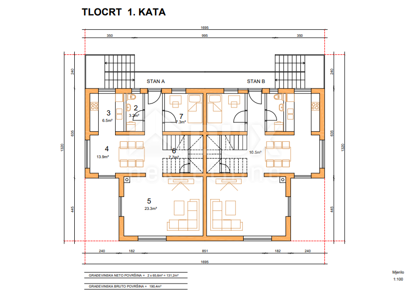 Žegoti, Kastav, 350m2