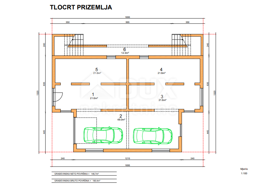 Žegoti, Kastav, 350m2