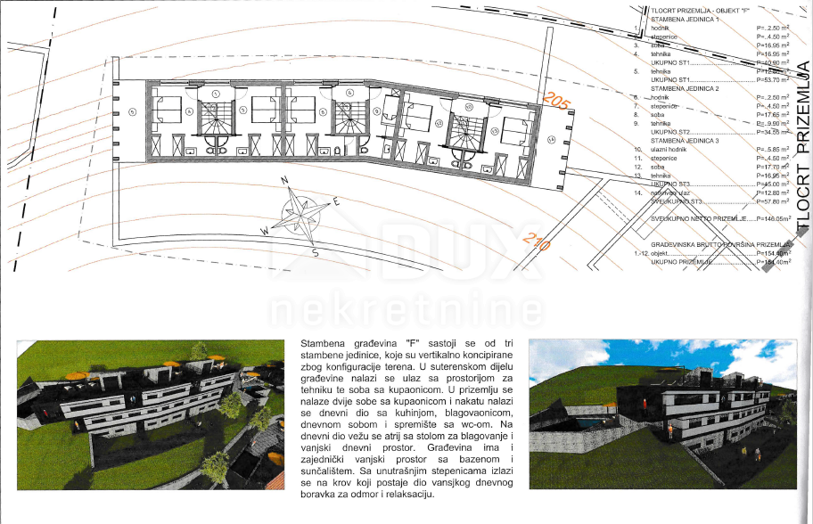 OPATIJA, LOVRAN, LIGANJ - zemljišče 1250m2 s pogledom na morje za stanovanjsko gradnjo - stanovanja / apartmaji / družinska hiša / vila / za najem hiš z bazenom / počitniška hiša z bazenom