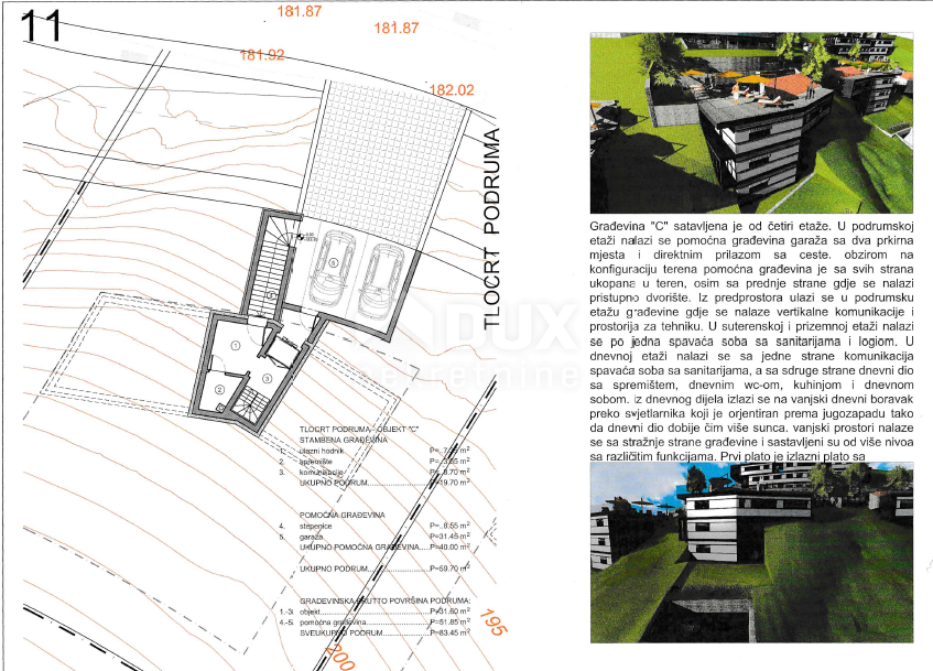 OPATIJA, LOVRAN, LIGANJ - zemljišče 1250m2 s pogledom na morje za stanovanjsko gradnjo - stanovanja / apartmaji / družinska hiša / vila / za najem hiš z bazenom / počitniška hiša z bazenom