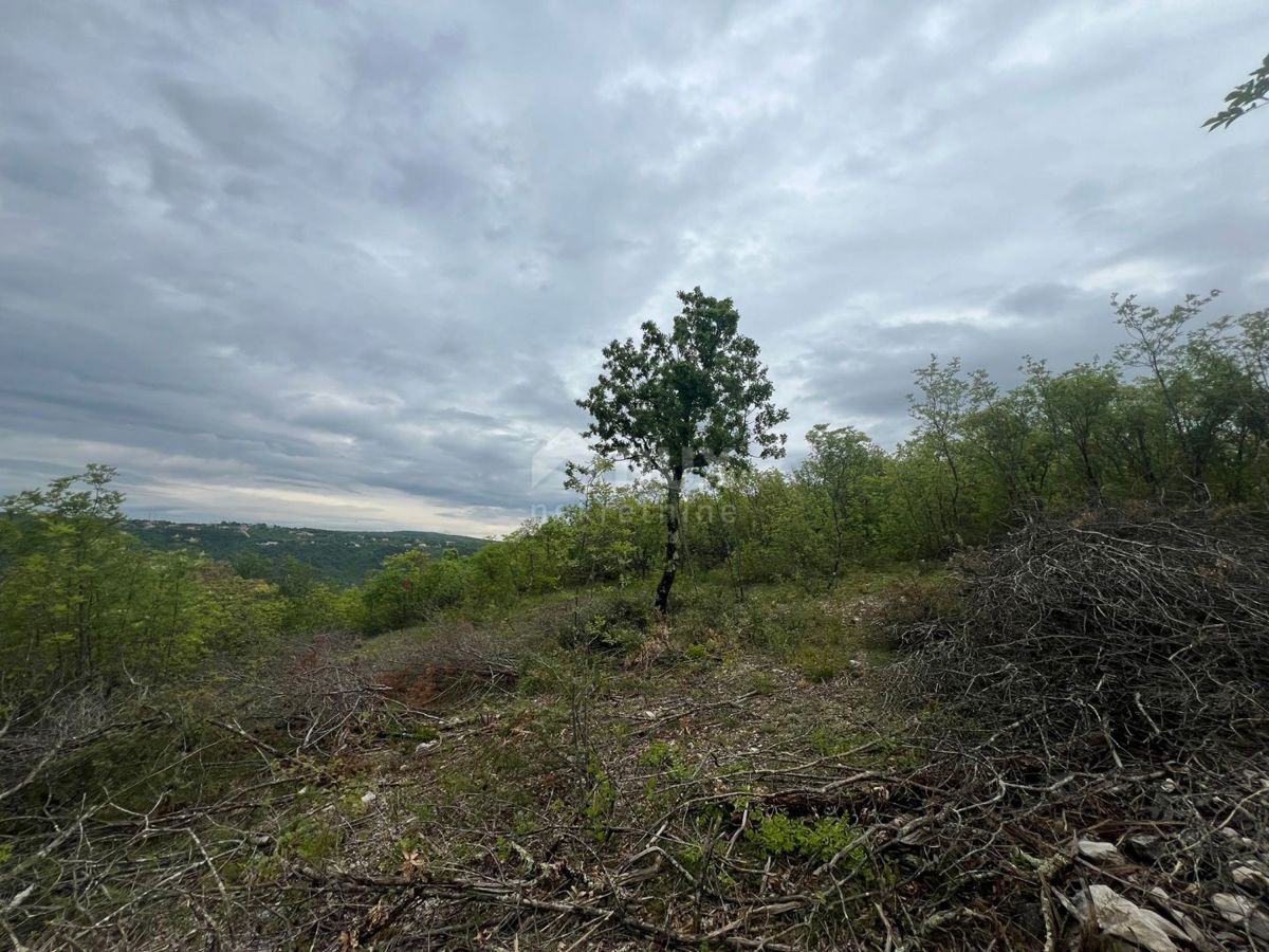 ISTRA, LABIN - Zazidljivo zemljišče s pogledom na naravo