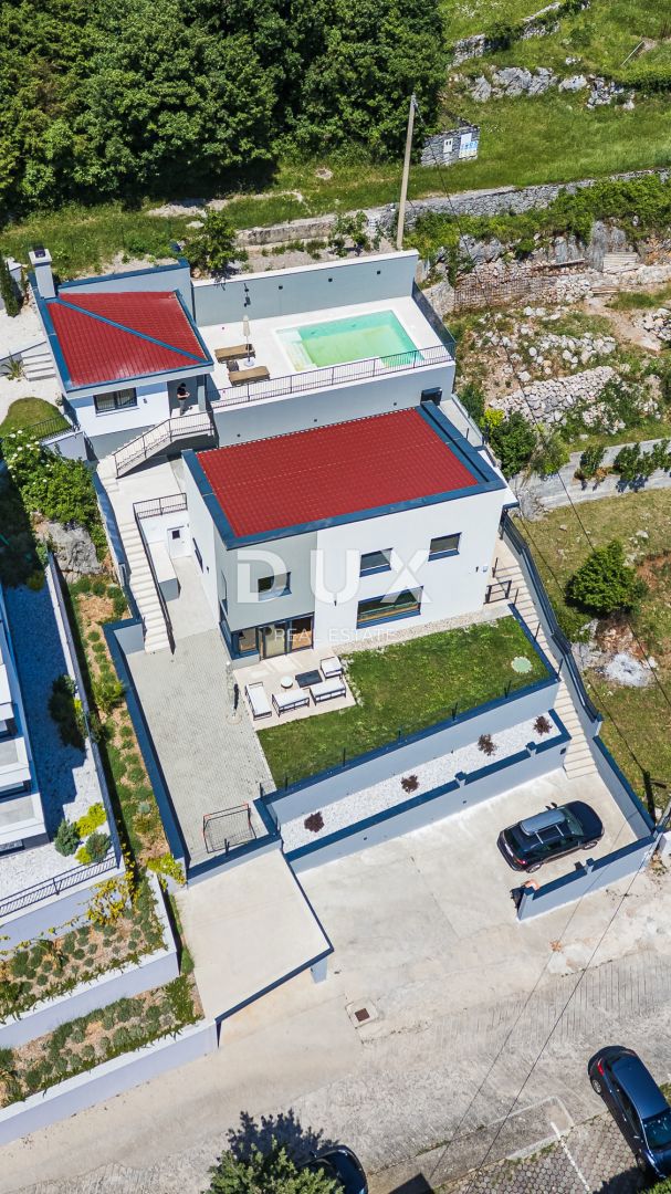OPATIJA, BREGI - samostojna hiša 180m2 s panoramskim pogledom na morje + vrt 600m2