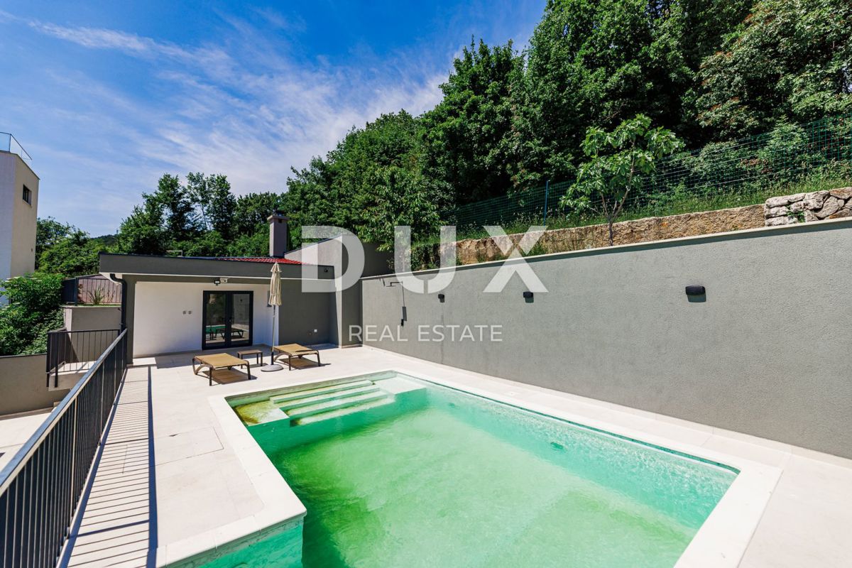 OPATIJA, BREGI - samostojna hiša 180m2 s panoramskim pogledom na morje + vrt 600m2