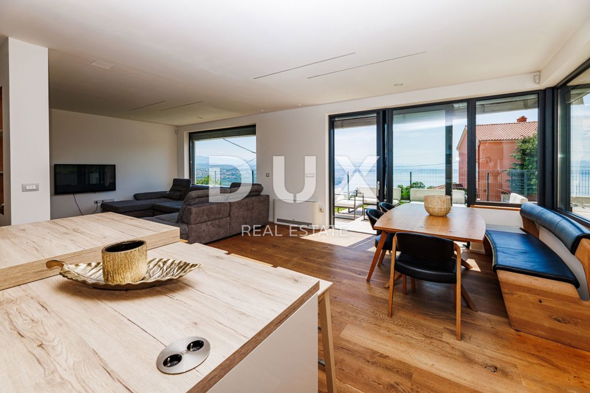 OPATIJA, BREGI - samostojna hiša 180m2 s panoramskim pogledom na morje + vrt 600m2