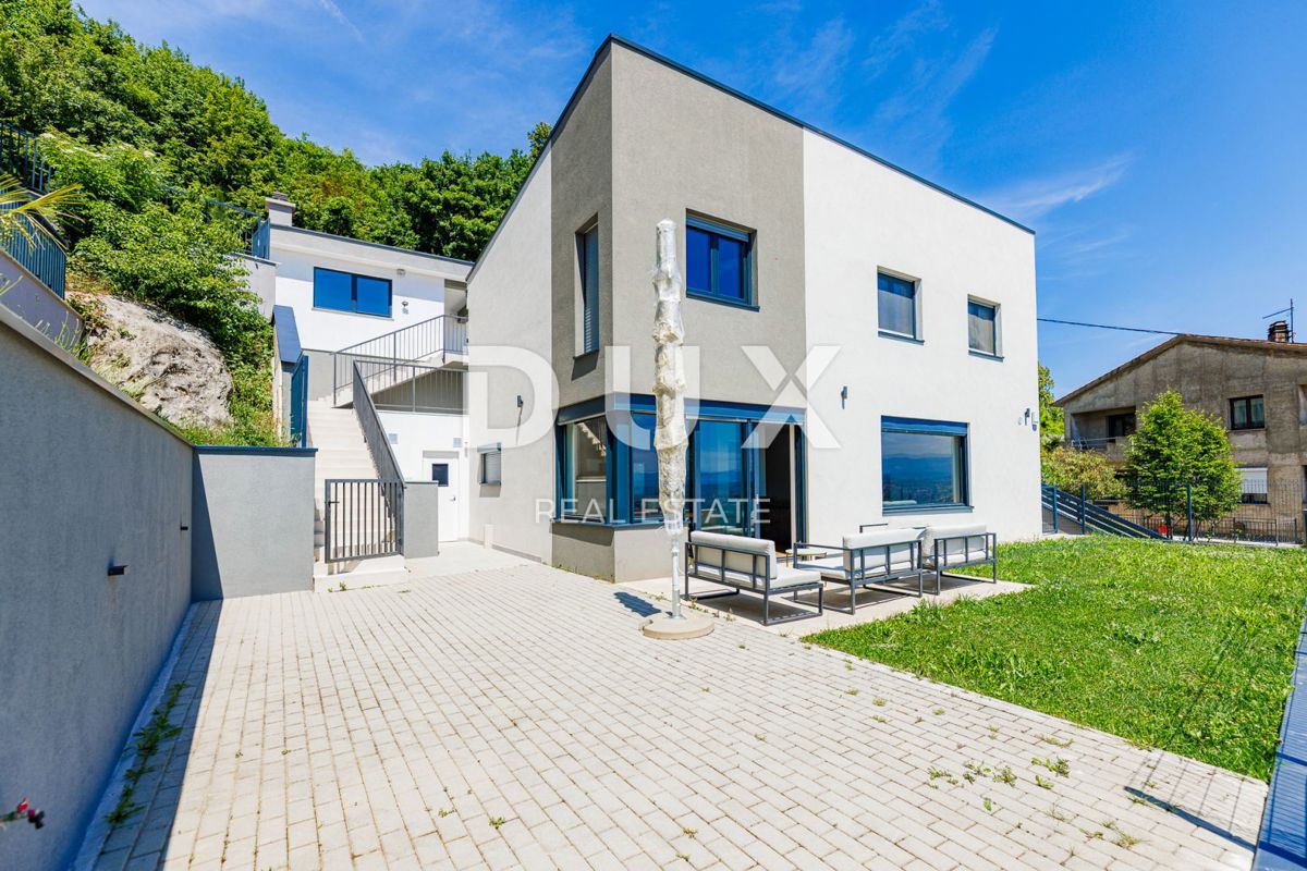 OPATIJA, BREGI - samostojna hiša 180m2 s panoramskim pogledom na morje + vrt 600m2