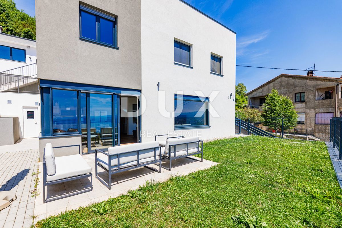 OPATIJA, BREGI - samostojna hiša 180m2 s panoramskim pogledom na morje + vrt 600m2