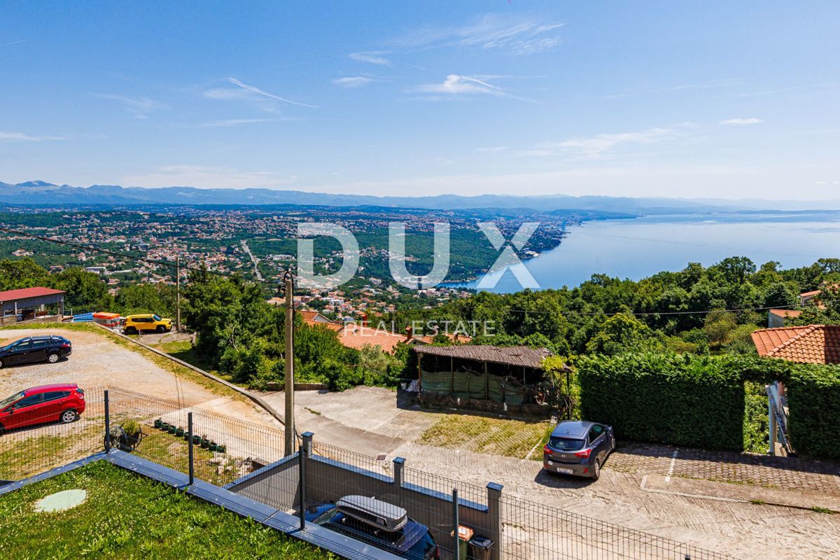 OPATIJA, BREGI - samostojna hiša 180m2 s panoramskim pogledom na morje + vrt 600m2