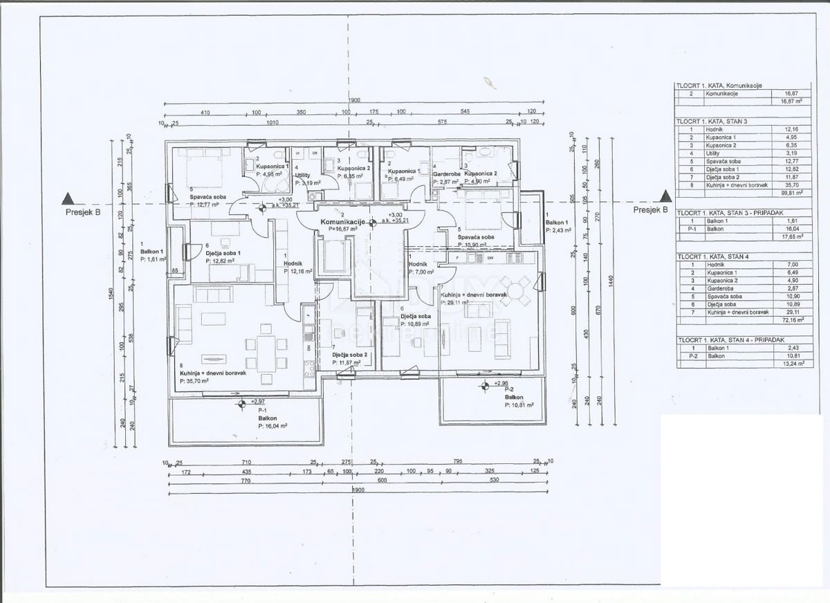 RIJEKA, COSTABELLA, BIVIO - gradbeno zemljišče 1100m2 Z GRADBENIM DOVOLJENJEM in POGLEDOM NA MORJE!!!