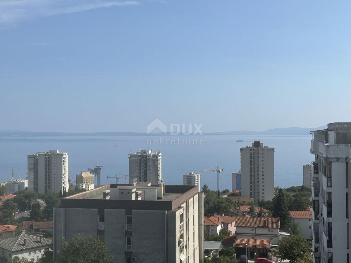 RIJEKA, ZAMET - odlično 2 sobno stanovanje s panoramskim razgledom